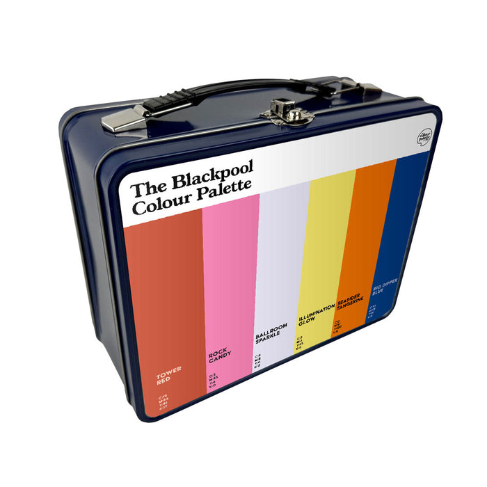 The Blackpool Colour Palette Metal Lunch Box