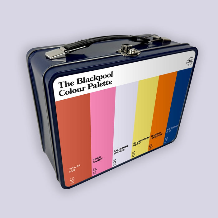The Blackpool Colour Palette Metal Lunch Box
