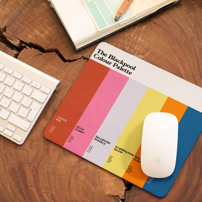 The Blackpool Colour Palette Mouse Mat
