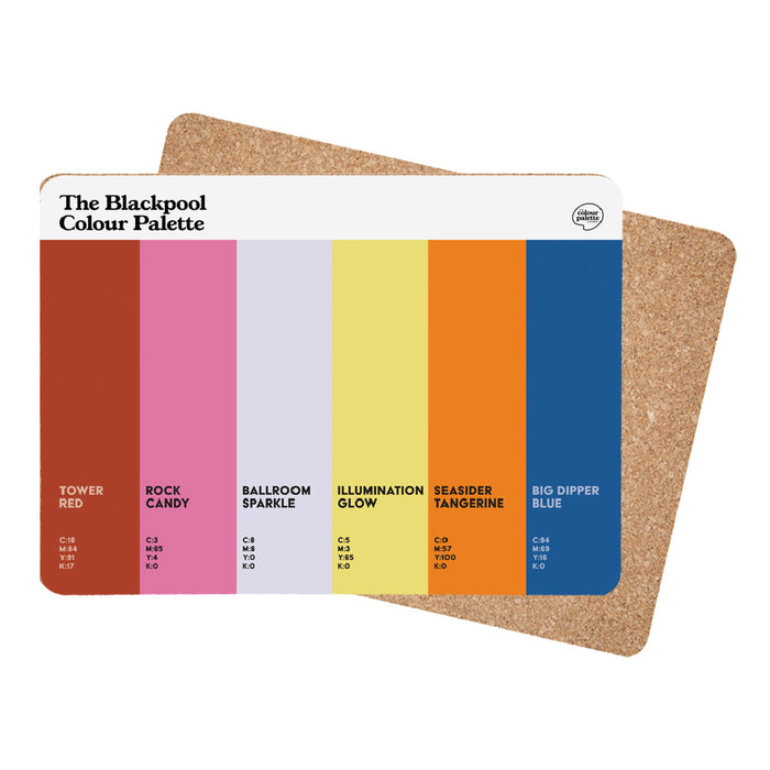 The Blackpool Colour Palette Placemat