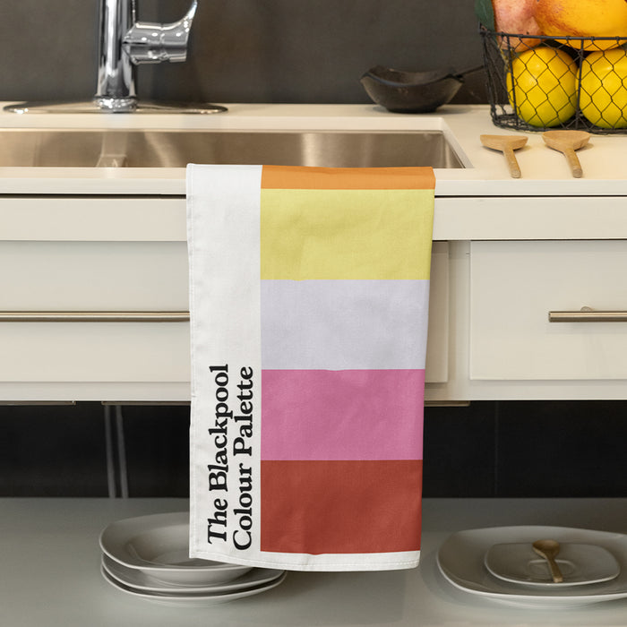 The Blackpool Colour Palette Tea Towel