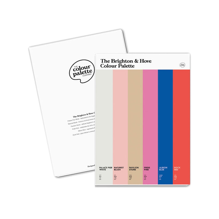 The Brighton & Hove Colour Palette A5 Notepad