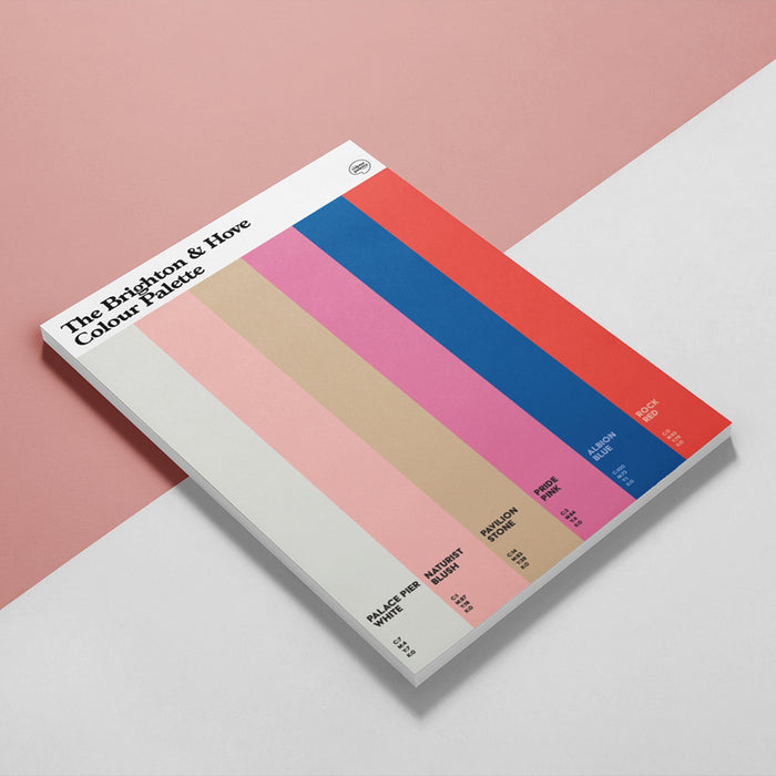 The Brighton & Hove Colour Palette A5 Notepad