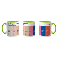 The Brighton & Hove Colour Palette Porcelain Mug