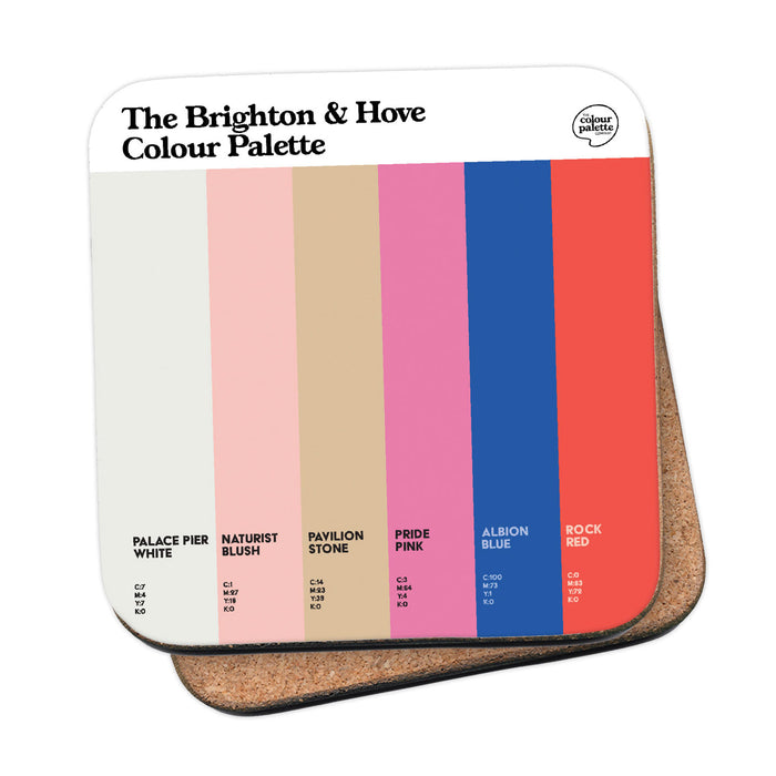 The Brighton & Hove Colour Palette Coaster