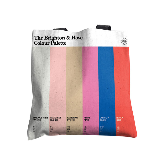 The Brighton & Hove Colour Palette Tote Bag