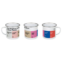 The Brighton & Hove Colour Palette Enamel Mug