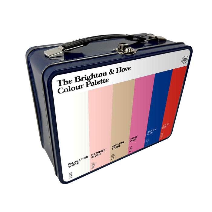 The Brighton & Hove Colour Palette Metal Lunch Box