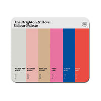 The Brighton & Hove Colour Palette Mouse Mat