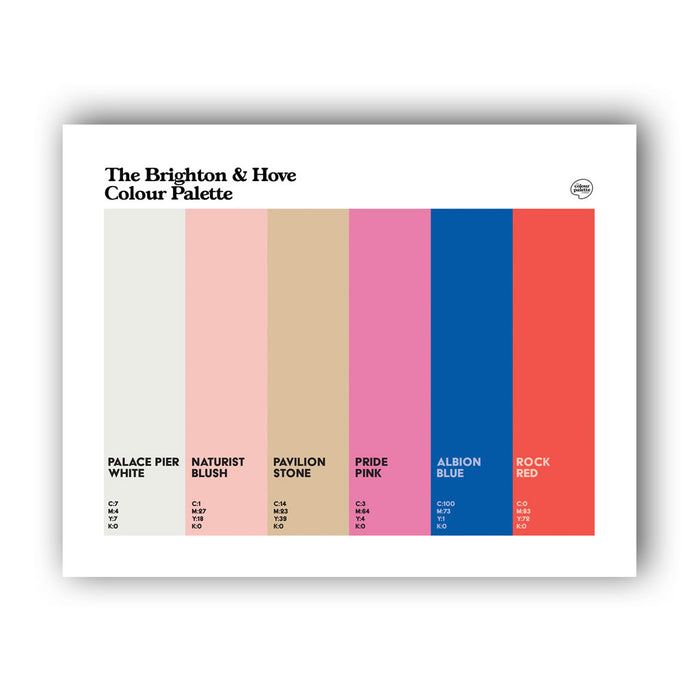 Brighton & Hove Art Print: Unframed