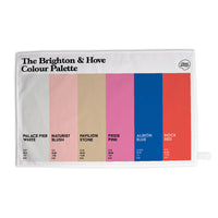 The Brighton & Hove Colour Palette Tea Towel