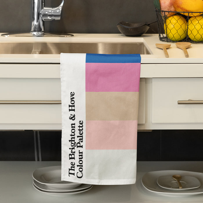 The Brighton & Hove Colour Palette Tea Towel