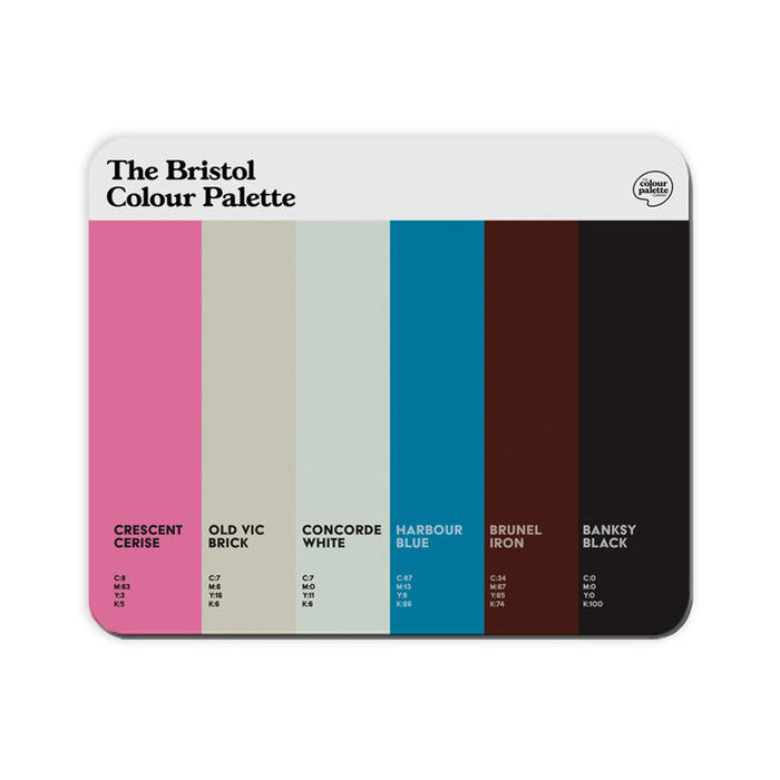 The Bristol Colour Palette Mouse Mat