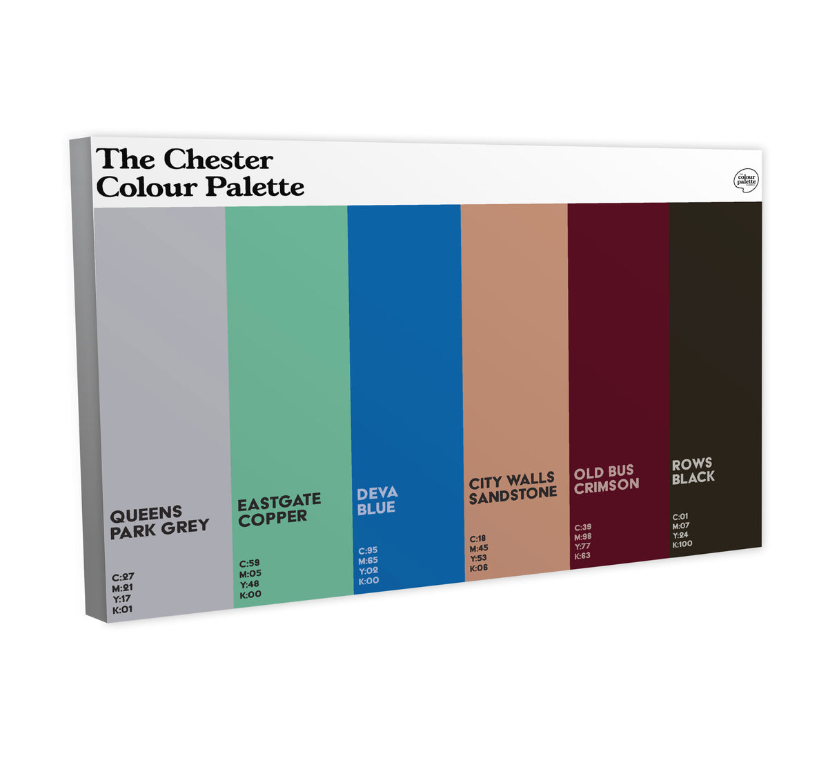 The Chester Colour Palette Canvas