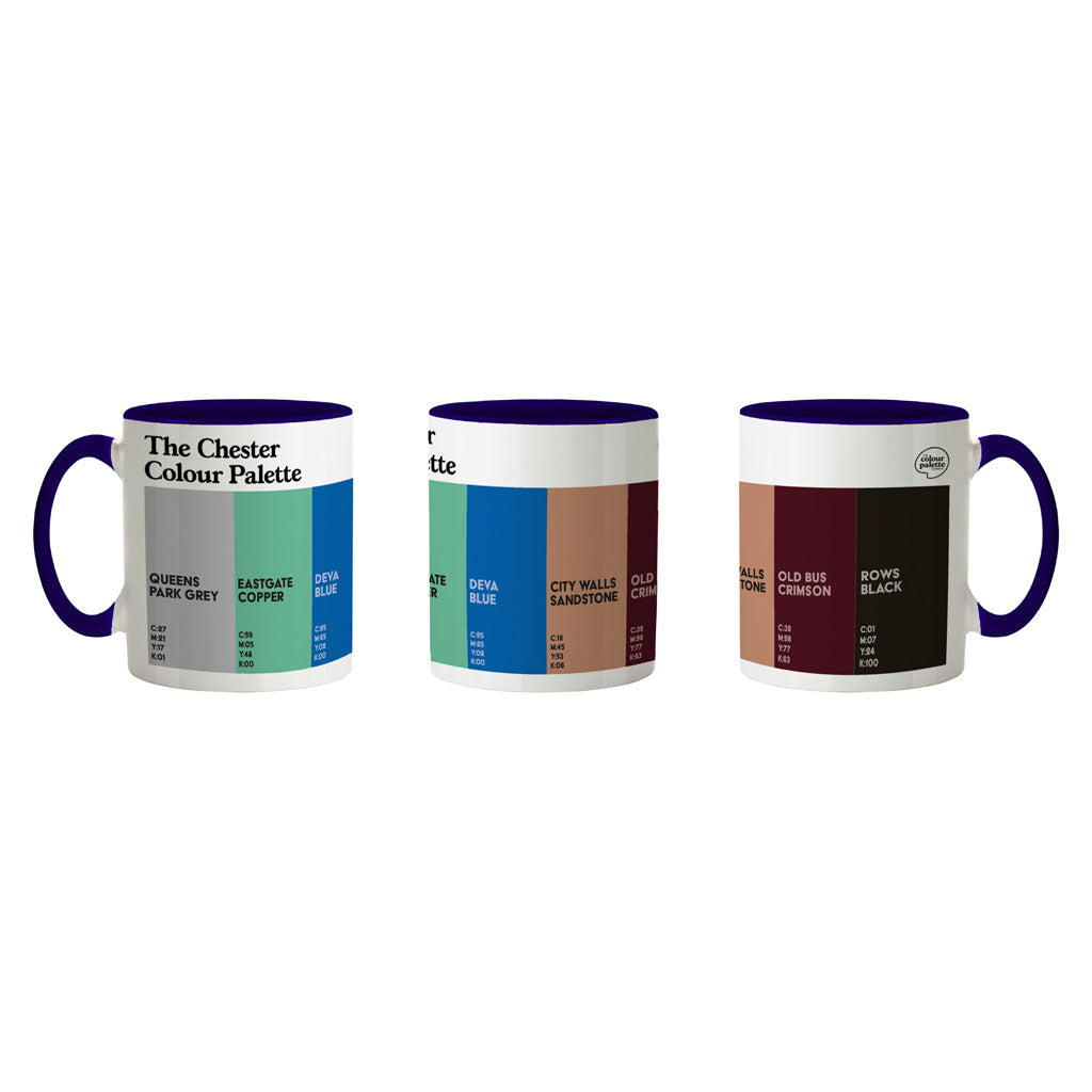 The Chester Colour Palette Porcelain Mug