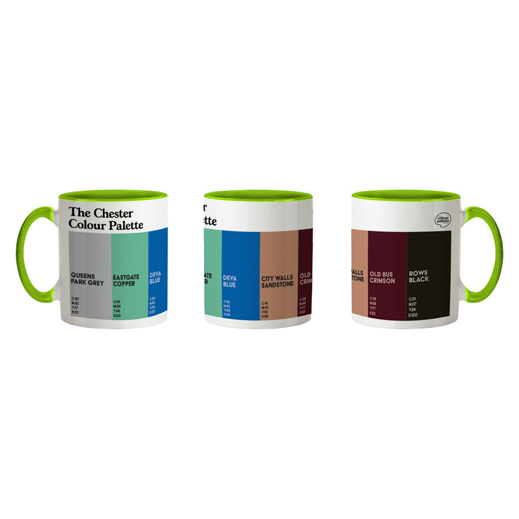 The Chester Colour Palette Porcelain Mug