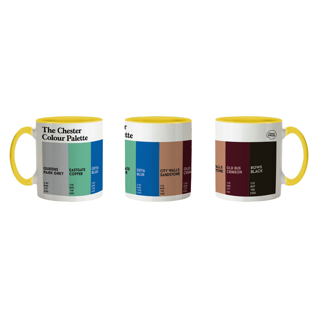 The Chester Colour Palette Porcelain Mug