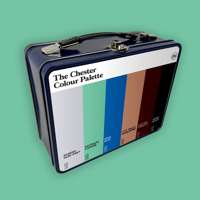 The Chester Colour Palette Metal Lunch Box