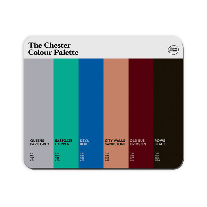 The Chester Colour Palette Mouse Mat