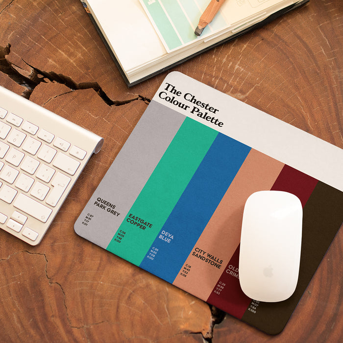 The Chester Colour Palette Mouse Mat
