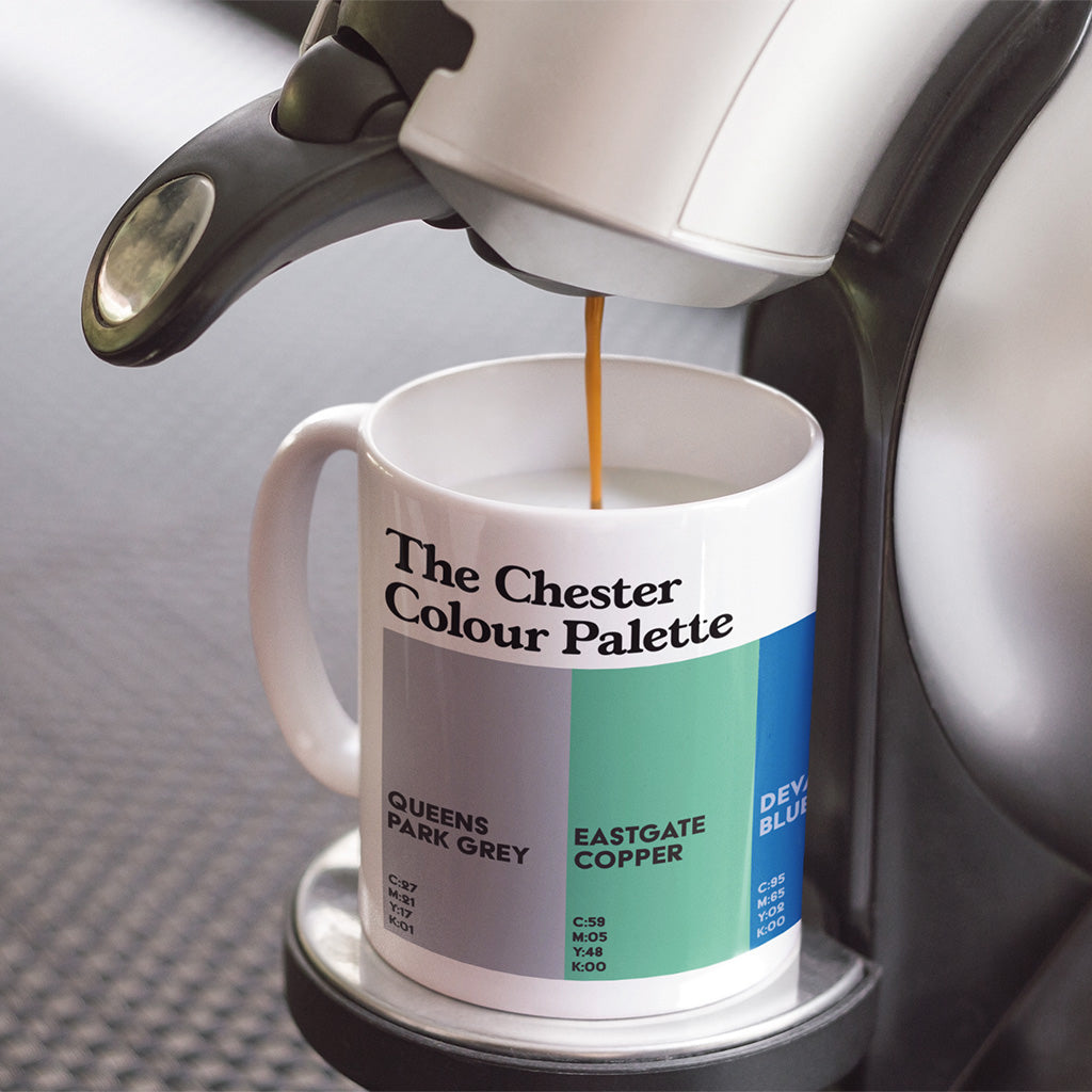 The Chester Colour Palette Porcelain Mug