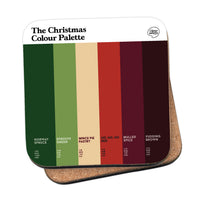 The Christmas Colour Palette Coaster