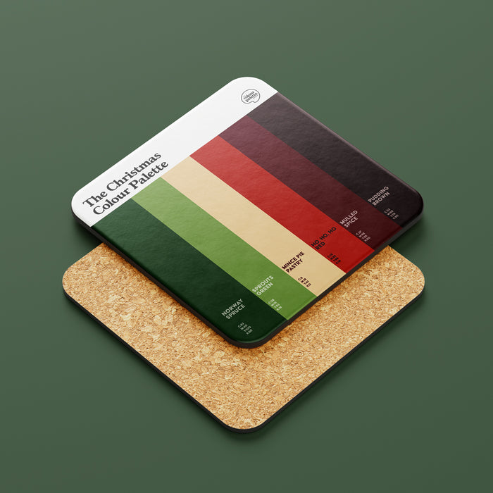 The Christmas Colour Palette Coaster