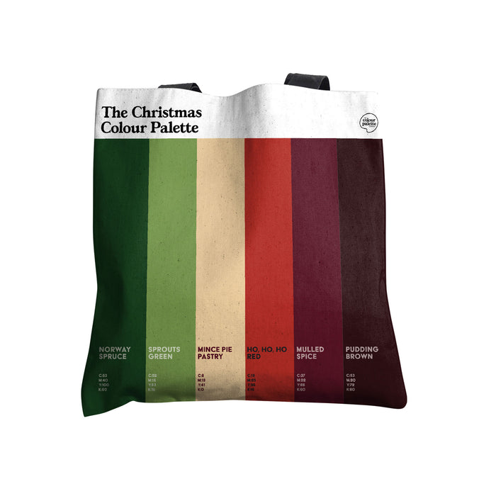 The Christmas Colour Palette Tote Bag