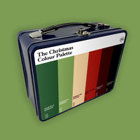 The Christmas Colour Palette Metal Lunch Box