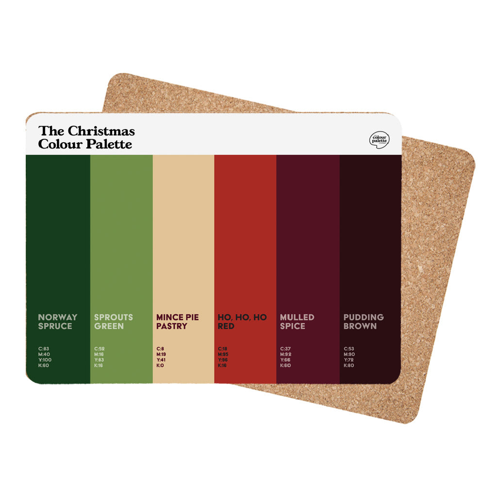 The Christmas Colour Palette Placemat