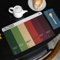 The Christmas Colour Palette Placemat