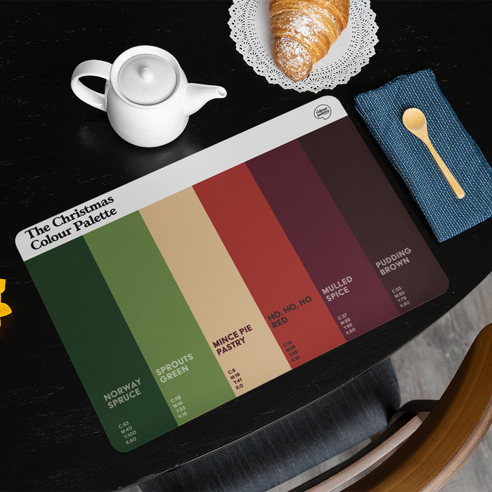 The Christmas Colour Palette Placemat