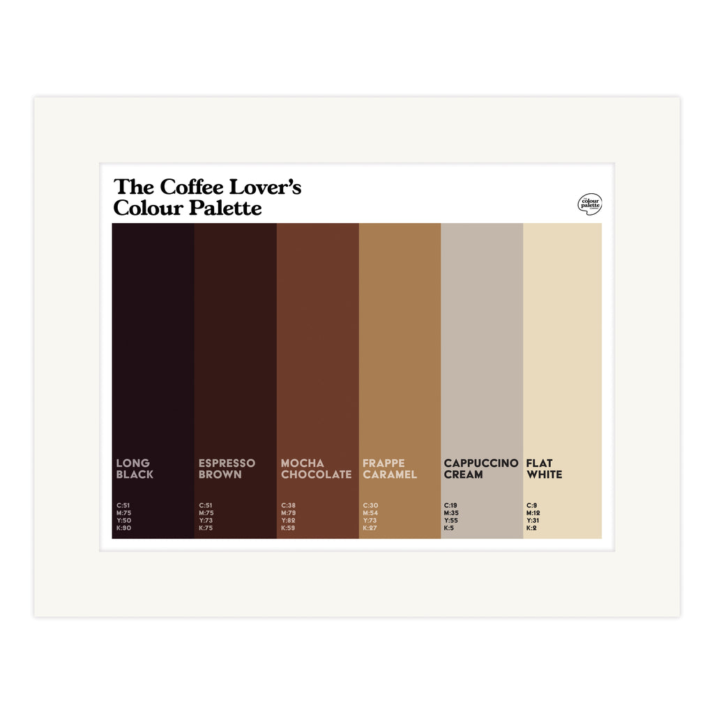 The Coffee Colour Palette | Coffee Art Prints, Mugs & Gifts – The ...