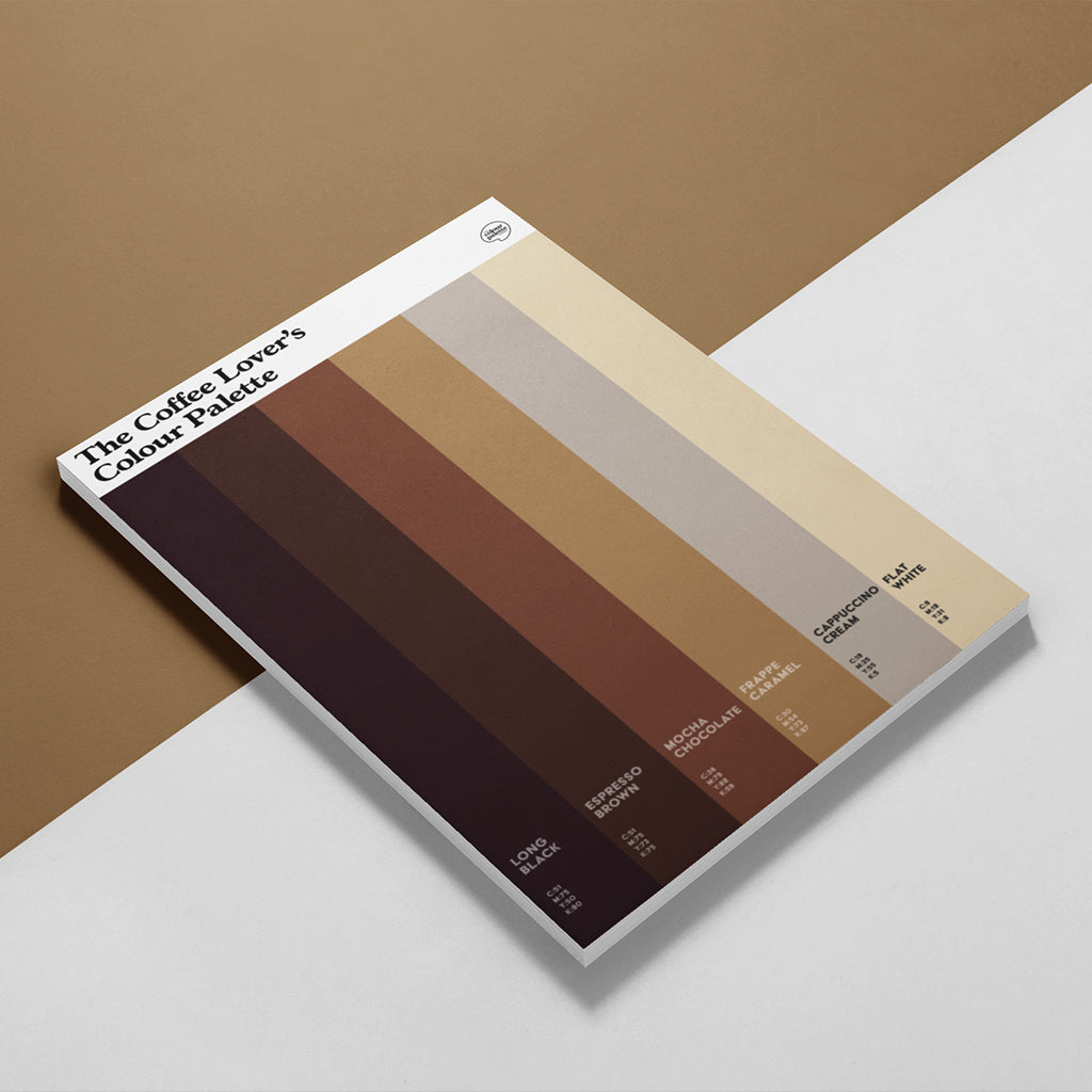 The Coffee Lover's Colour Palette A5 Notepad