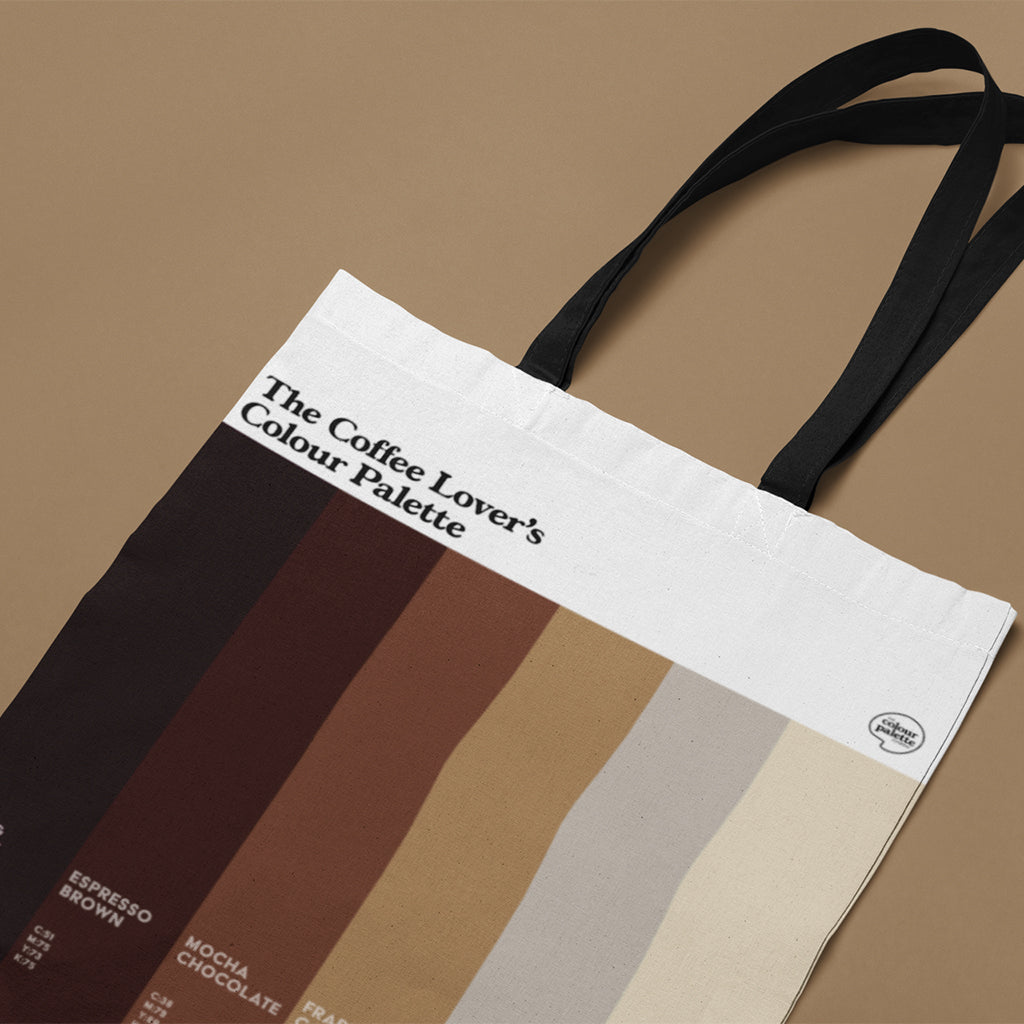The Coffee Lover's Colour Palette Tote Bag