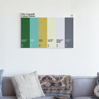 Colours of Cornwall Canvas Wall Art