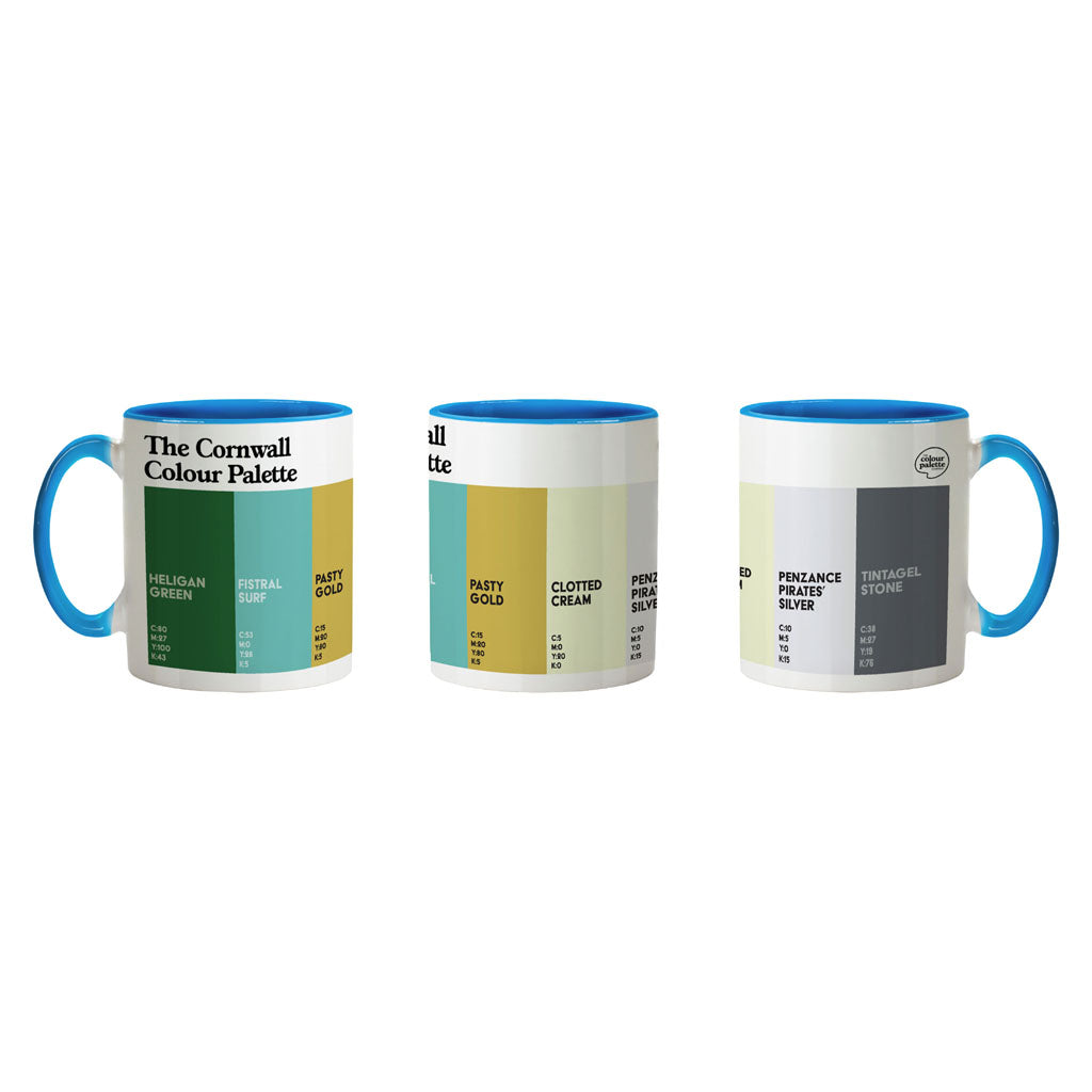 Cornwall Colour Palette Mug
