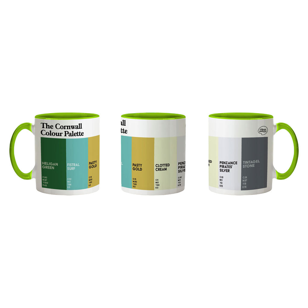 The Cornwall Colour Palette Porcelain Mug
