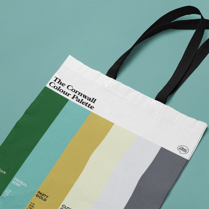 Cornwall Colour Palette tote bag