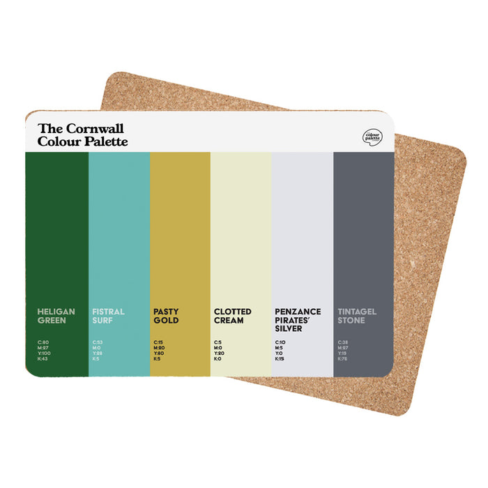 The Cornwall Colour Palette Placemat