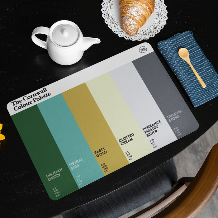 The Cornwall Colour Palette Placemat