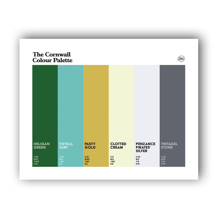 Cornwall Art Print: Unframed