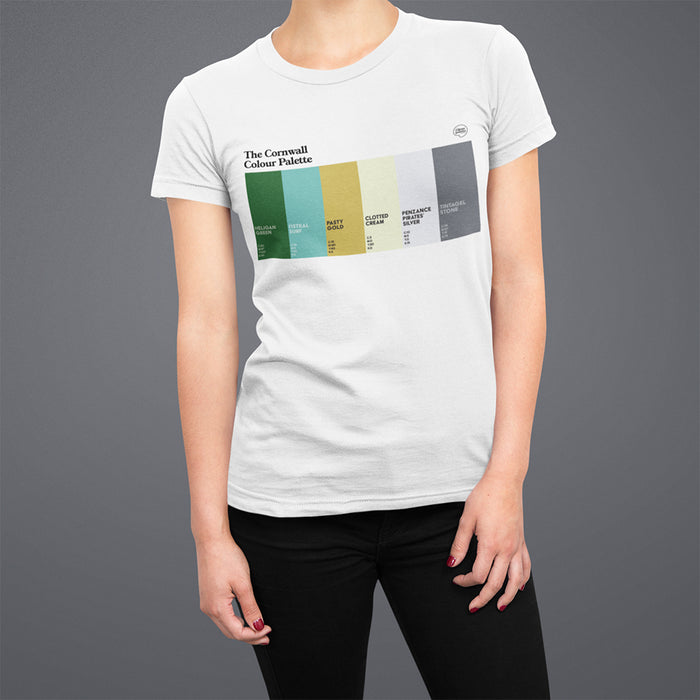 The Cornwall Colour Palette T-Shirt
