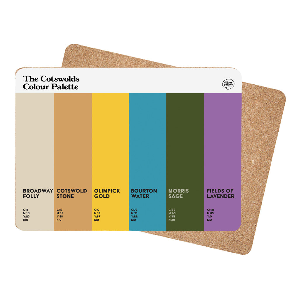 The Cotswolds Colour Palette Placemat