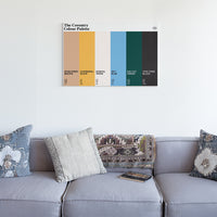 The Coventry Colour Palette Canvas