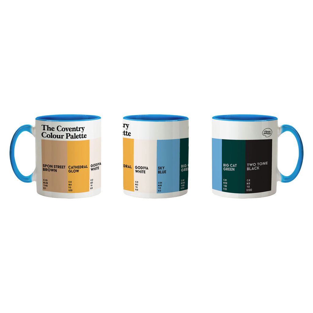 The Coventry Colour Palette Porcelain Mug