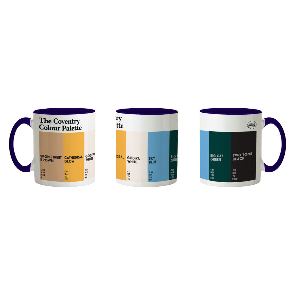 The Coventry Colour Palette Porcelain Mug