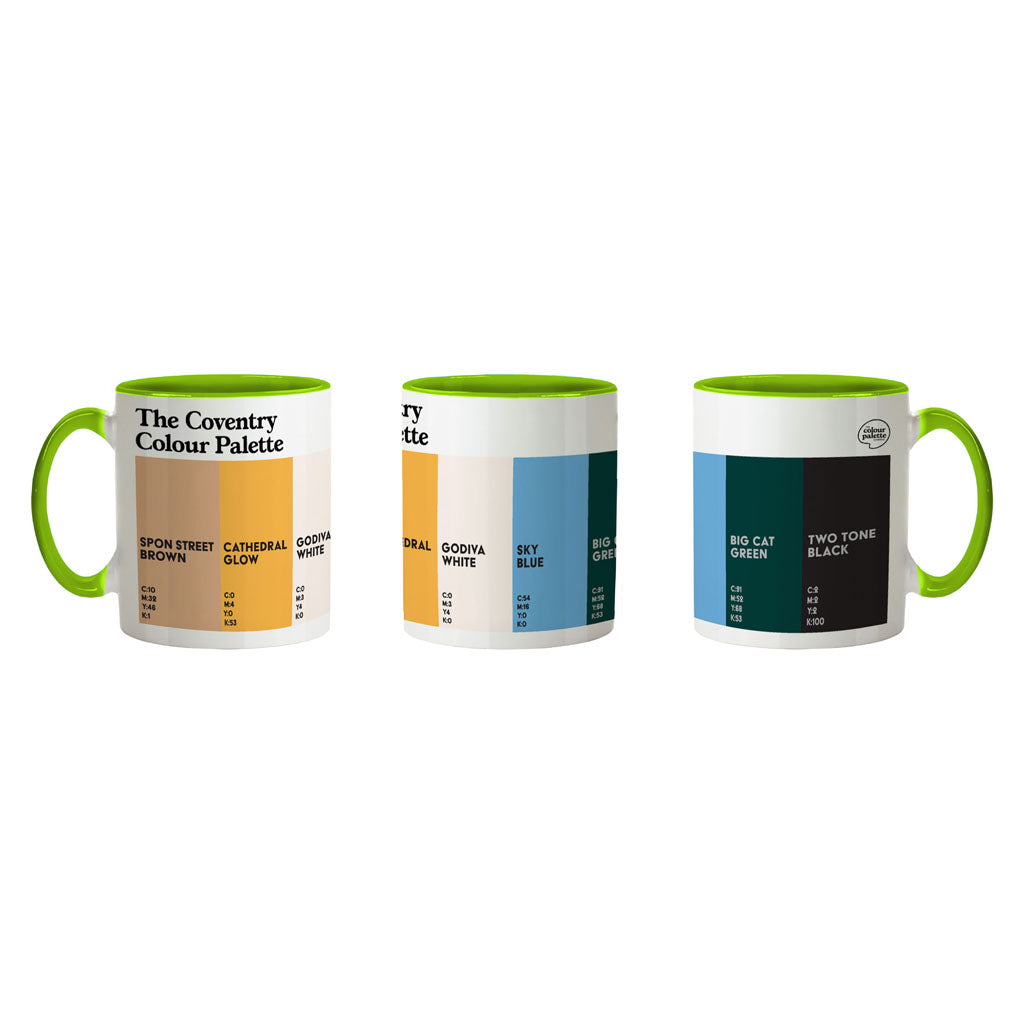 The Coventry Colour Palette Porcelain Mug