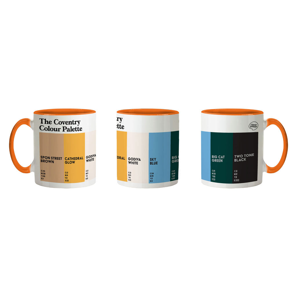 The Coventry Colour Palette Porcelain Mug