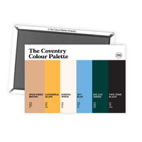The Coventry Colour Palette Fridge Magnet